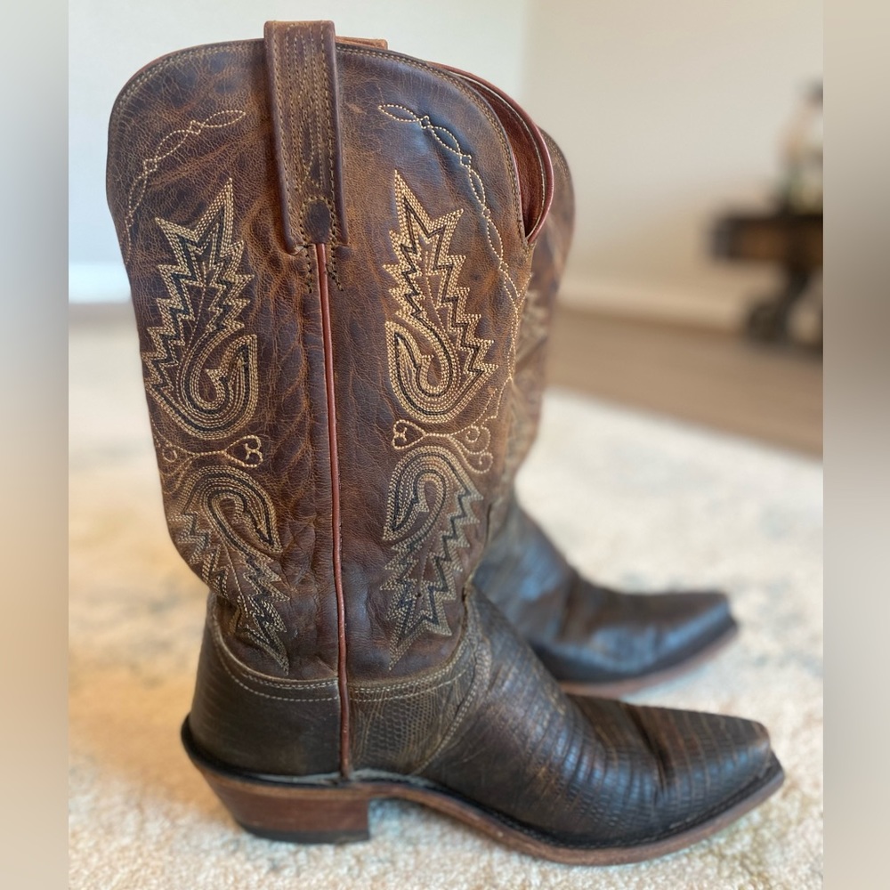 Women’s Lucchese Lizard Cowboy Boots